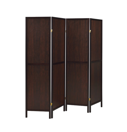 Deepika 4-panel Folding Screen Tobacco and Cappuccino - Furniture Land (Milwaukee, WI)