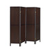 Deepika 4-panel Folding Screen Tobacco and Cappuccino - Furniture Land (Milwaukee, WI)