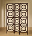 Vulcan 3-panel Geometric Folding Screen Tan and Cappuccino - Furniture Land (Milwaukee, WI)