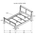 Louis Philippe Queen Beds - Furniture Land (Milwaukee, WI)