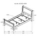 Louis Philippe 4 & 5 Piece Bedroom Sets Twin & Queen - Furniture Land (Milwaukee, WI)