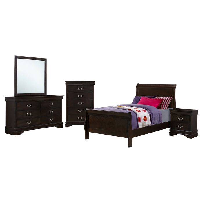 Louis Philippe 4 & 5 Piece Bedroom Sets Twin & Queen - Furniture Land (Milwaukee, WI)
