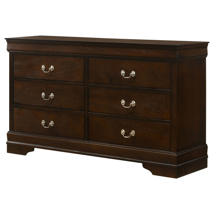 Louis Philippe Dresser Brown - Furniture Land (Milwaukee, WI)