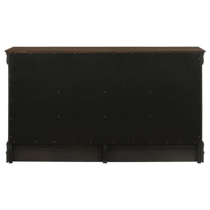 Louis Philippe Dresser Brown - Furniture Land (Milwaukee, WI)