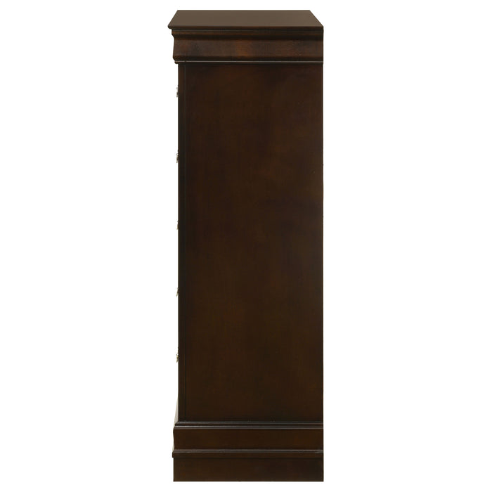 Louis Philippe Chest Brown - Furniture Land (Milwaukee, WI)