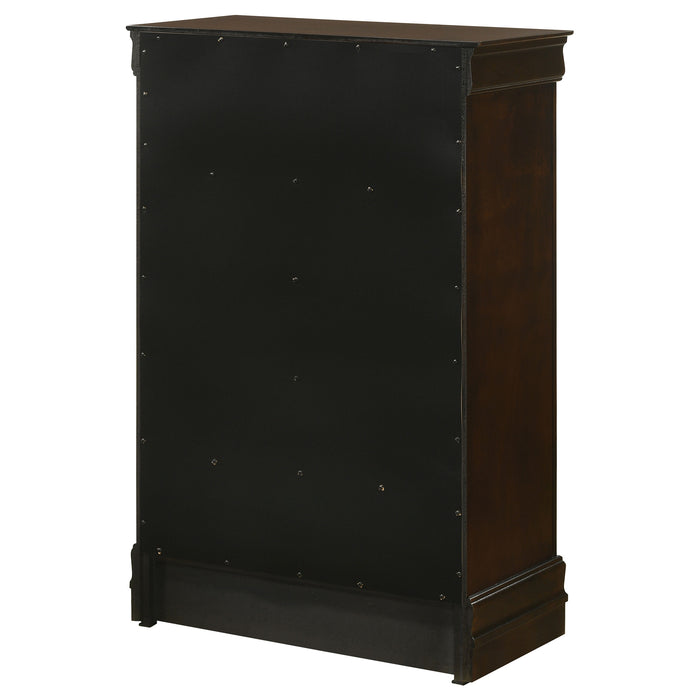 Louis Philippe Chest Brown - Furniture Land (Milwaukee, WI)