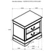 Louis Philippe 4 & 5 Piece Bedroom Set Full, Twin, King, & Queen - Furniture Land (Milwaukee, WI)