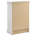 Louis Philippe 5-drawer Bedroom Chest White - Furniture Land (Milwaukee, WI)