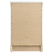 Louis Philippe 5-drawer Bedroom Chest White - Furniture Land (Milwaukee, WI)