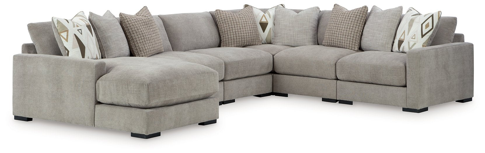Aslan Court Sectional with Chaise - Furniture Land (Milwaukee, WI)