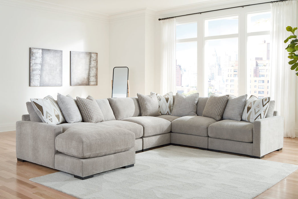Aslan Court Sectional with Chaise - Furniture Land (Milwaukee, WI)