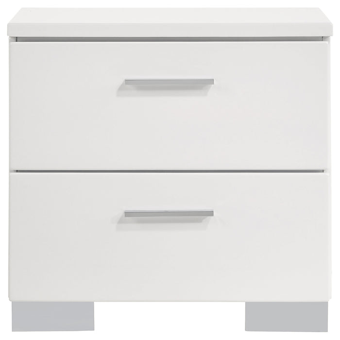 Felicity Bedroom Set White - Furniture Land (Milwaukee, WI)