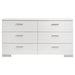 Felicity Bedroom Set White - Furniture Land (Milwaukee, WI)