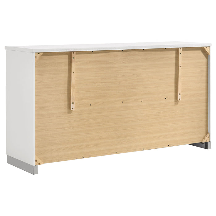 Felicity Bedroom Set White - Furniture Land (Milwaukee, WI)