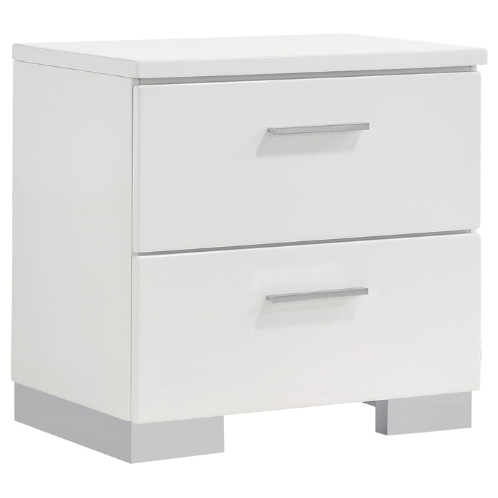 Felicity Bedroom Set White - Furniture Land (Milwaukee, WI)