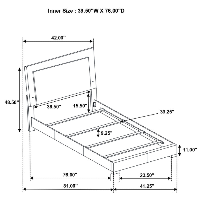 Felicity Bedroom Set White - Furniture Land (Milwaukee, WI)