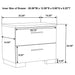 Felicity Bedroom Set White - Furniture Land (Milwaukee, WI)