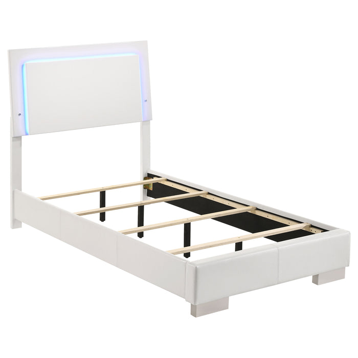 Felicity Panel Bed with LED Lighting