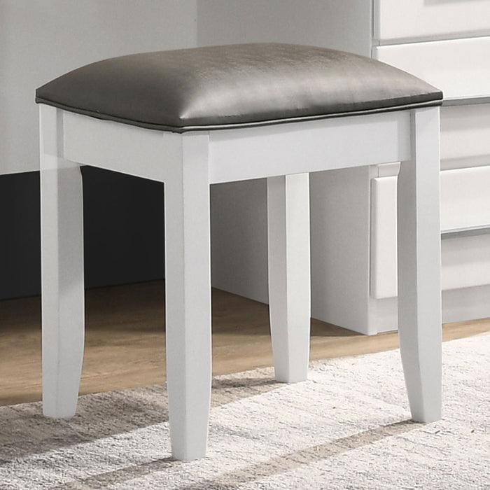 Felicity Vanity Stools - Furniture Land (Milwaukee, WI)