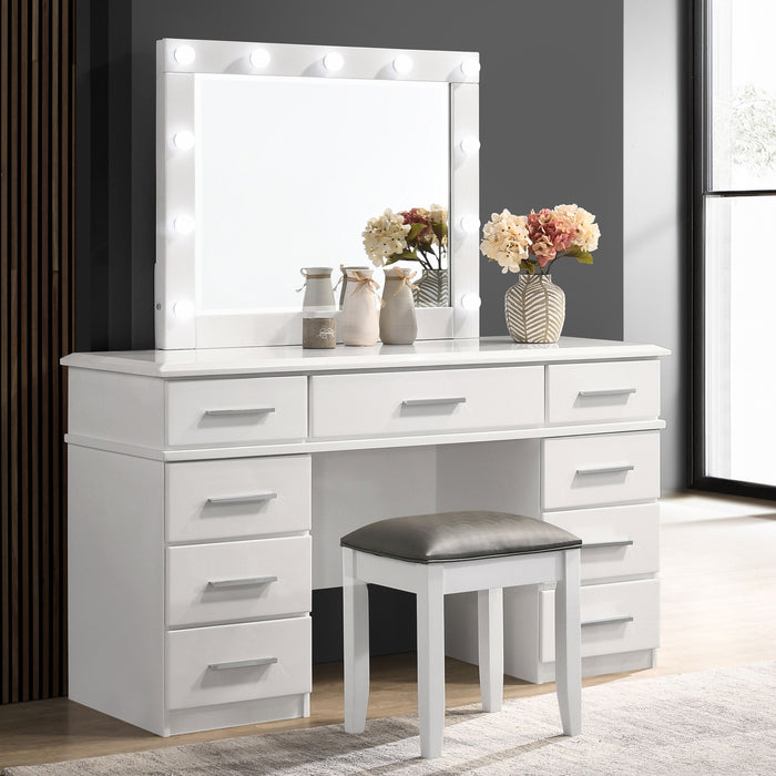 Felicity Vanity Stools - Furniture Land (Milwaukee, WI)