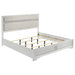Miranda California King, E.King, Queen, Full, & Twin Bed Black & White - Furniture Land (Milwaukee, WI)