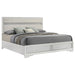 Miranda California King, E.King, Queen, Full, & Twin Bed Black & White - Furniture Land (Milwaukee, WI)