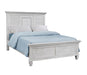 Franco Eastern King & Queen Panel Bed Antique White & Oak - Furniture Land (Milwaukee, WI)