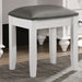 Barzini Vanity Stools - Furniture Land (Milwaukee, WI)