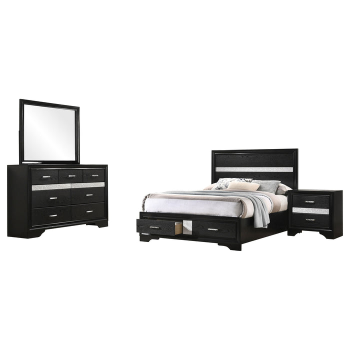 Miranda Bedroom Sets Black - Furniture Land (Milwaukee, WI)