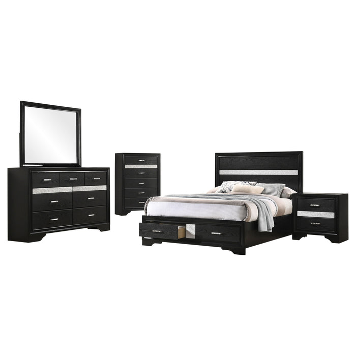 Miranda Bedroom Set with Storage - Furniture Land (Milwaukee, WI)