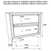 Miranda Bedroom Set with Storage - Furniture Land (Milwaukee, WI)