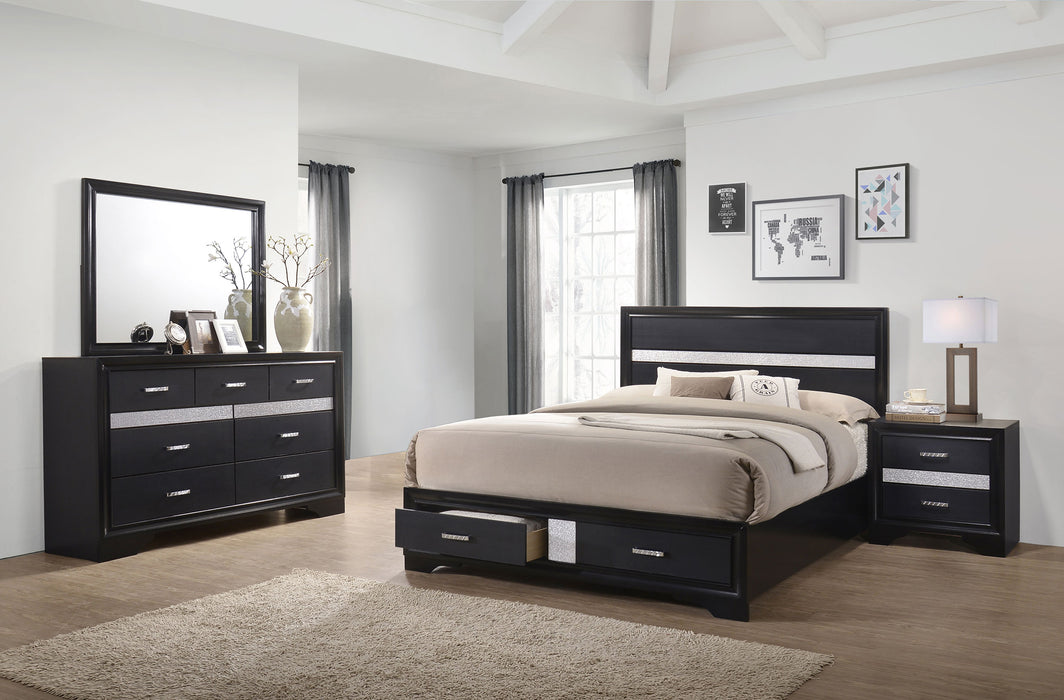 Miranda Bedroom Set with Storage - Furniture Land (Milwaukee, WI)