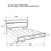 Miranda Bedroom Set with Storage - Furniture Land (Milwaukee, WI)
