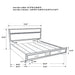 Miranda Bedroom Set with Storage - Furniture Land (Milwaukee, WI)