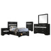 Miranda Bedroom Sets Black - Furniture Land (Milwaukee, WI)