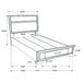 Miranda Bedroom Sets Black - Furniture Land (Milwaukee, WI)