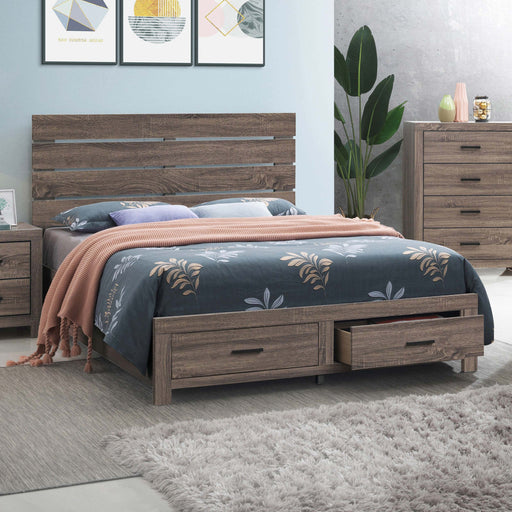 Brantford Wood Storage Panel Bed - Furniture Land (Milwaukee, WI)