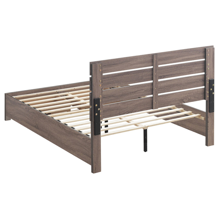 Brantford Wood Storage Panel Bed - Furniture Land (Milwaukee, WI)