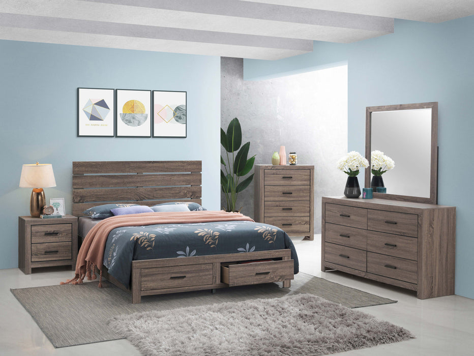 Brantford Wood Storage Panel Bed - Furniture Land (Milwaukee, WI)