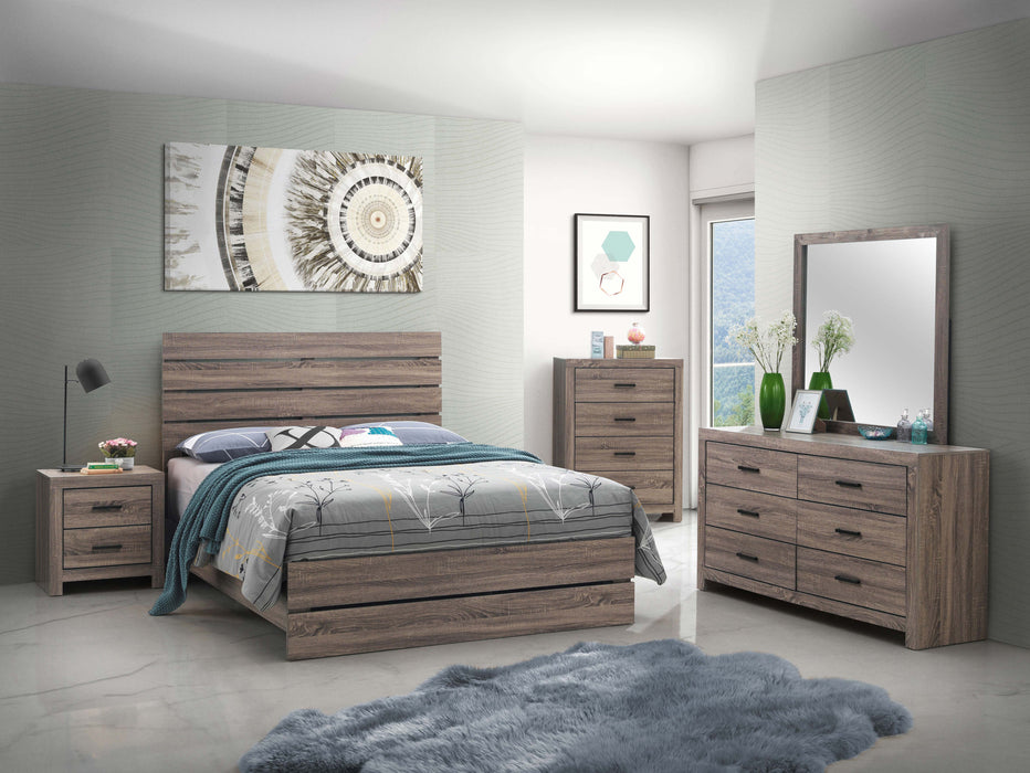Brantford Wood Storage Panel Bed - Furniture Land (Milwaukee, WI)