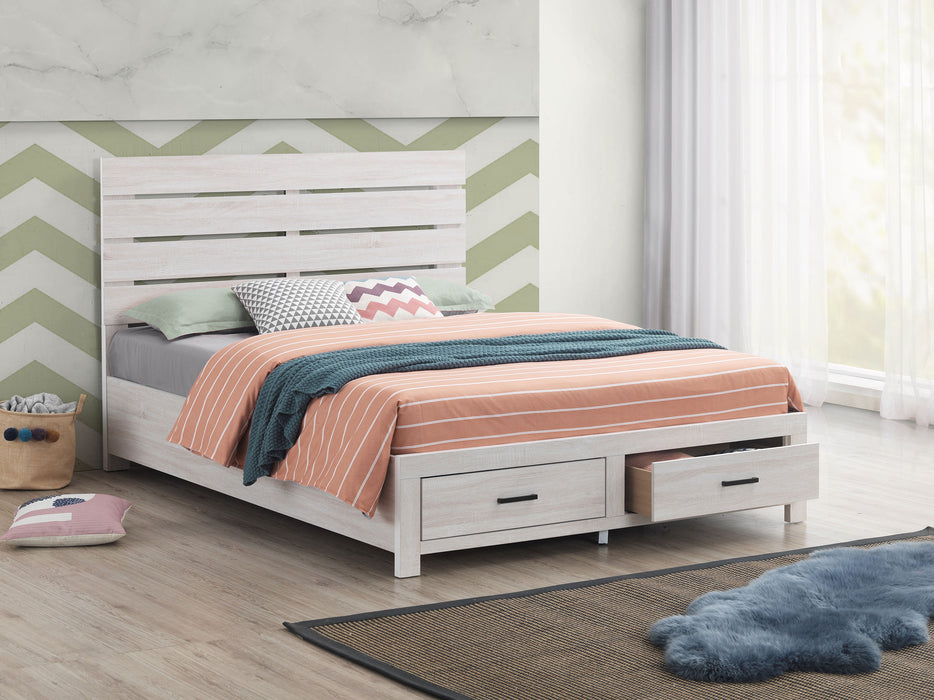 Brantford Wood Storage Panel Bed - Furniture Land (Milwaukee, WI)