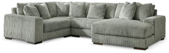 Lindyn Sectional with Chaise - Furniture Land (Milwaukee, WI)