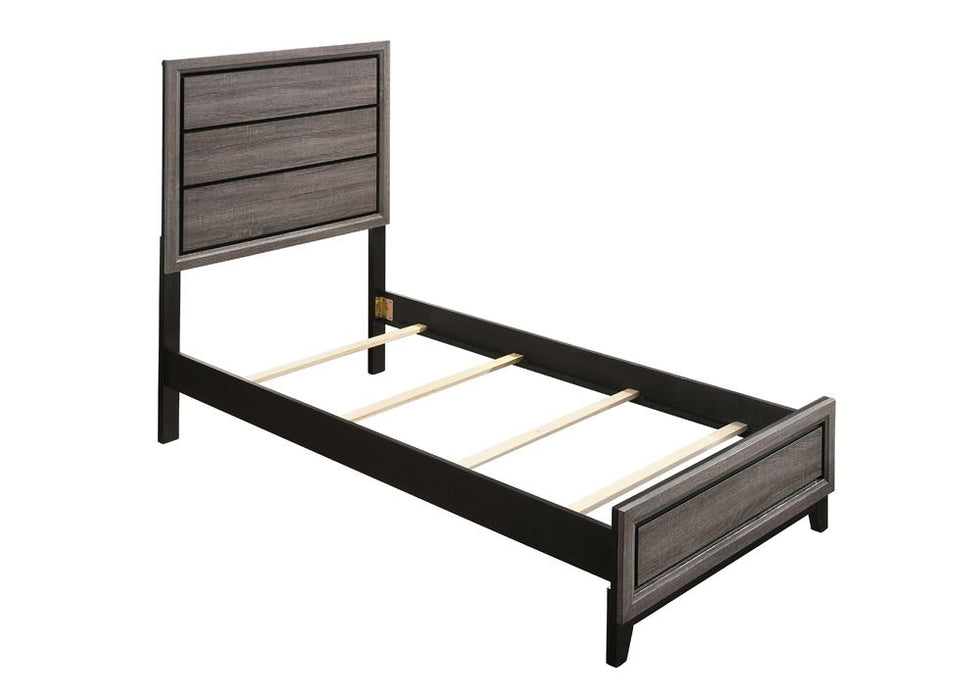 Watson Full & Twin Panel Bed Grey Oak - Furniture Land (Milwaukee, WI)