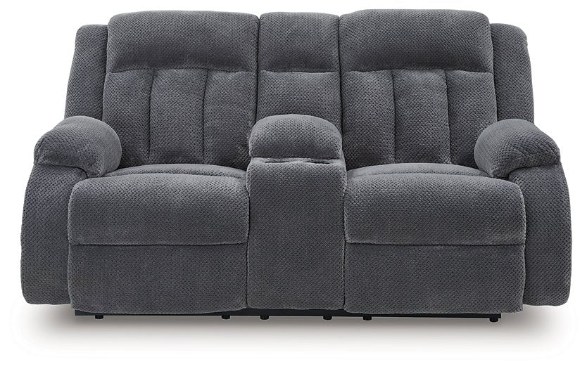 Observation Power Reclining Loveseat with Console - Furniture Land (Milwaukee, WI)