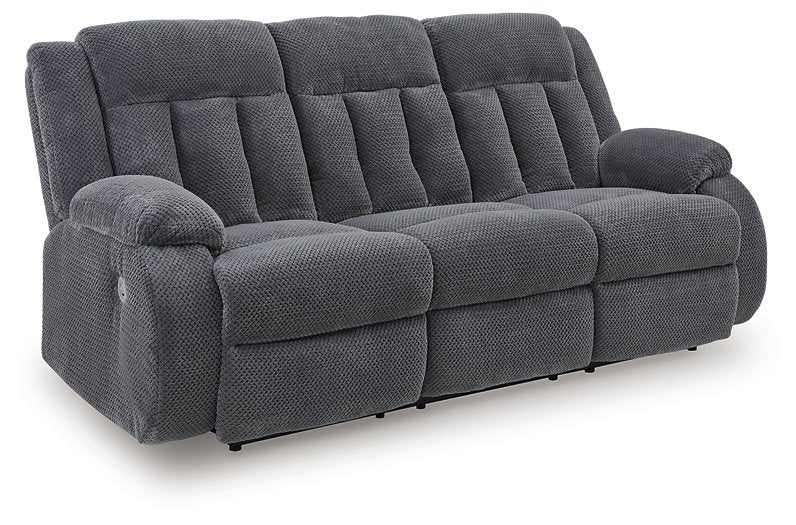 Observation Power Reclining Sofa with Drop Down Table - Furniture Land (Milwaukee, WI)