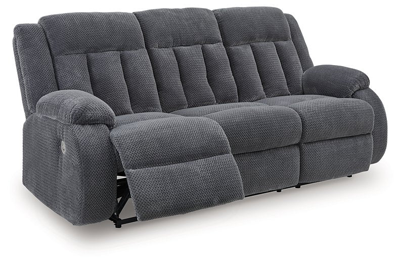 Observation Power Reclining Sofa with Drop Down Table - Furniture Land (Milwaukee, WI)