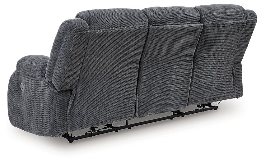 Observation Power Reclining Sofa with Drop Down Table - Furniture Land (Milwaukee, WI)