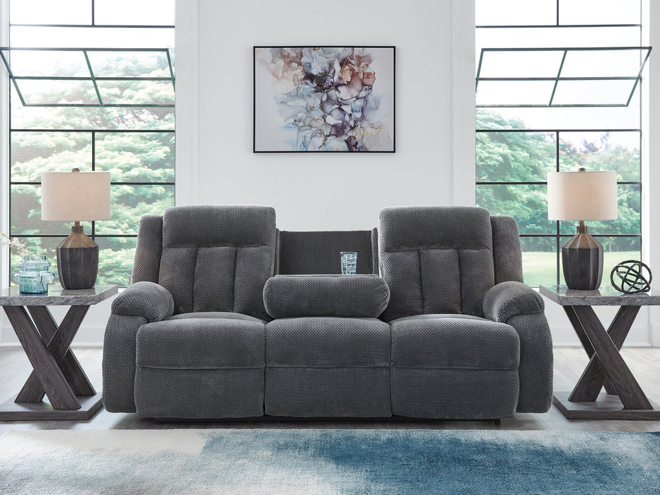 Observation Power Reclining Sofa with Drop Down Table - Furniture Land (Milwaukee, WI)