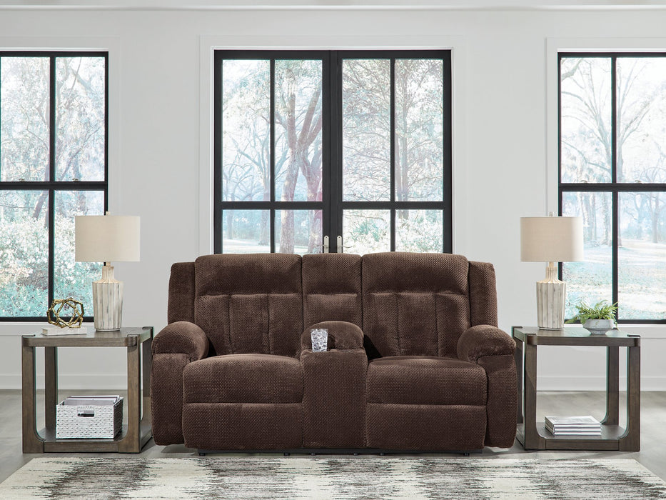 Observation Power Reclining Loveseat with Console - Furniture Land (Milwaukee, WI)