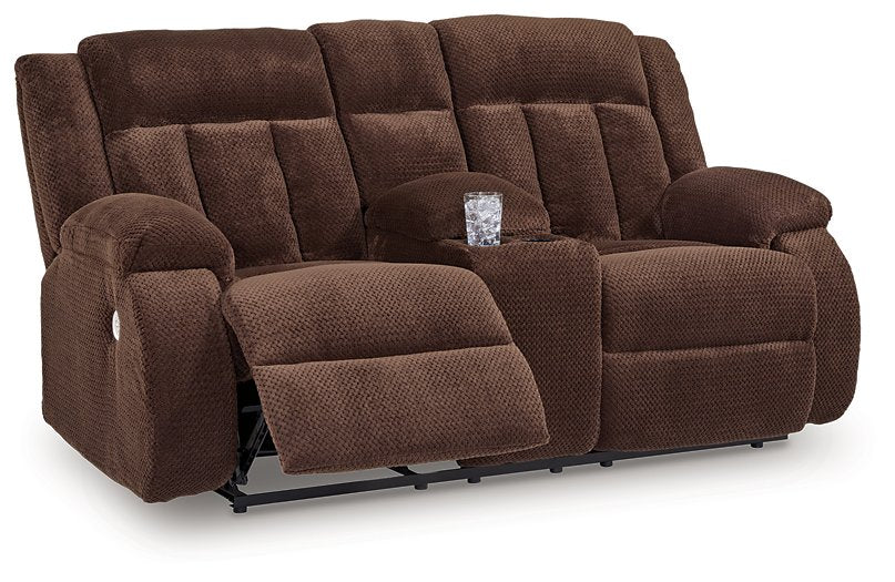 Observation Power Reclining Loveseat with Console - Furniture Land (Milwaukee, WI)